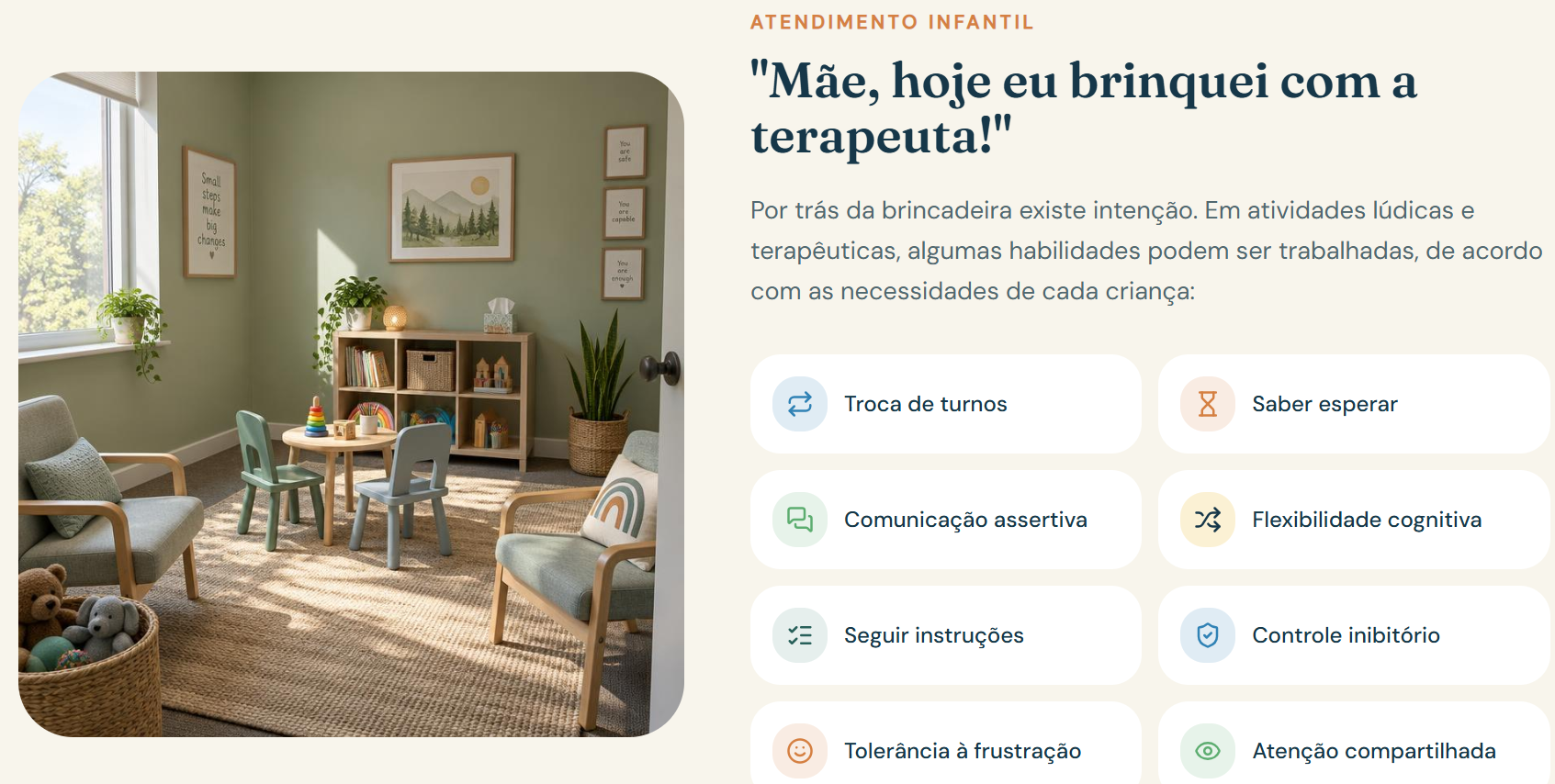 Atendimento infantil